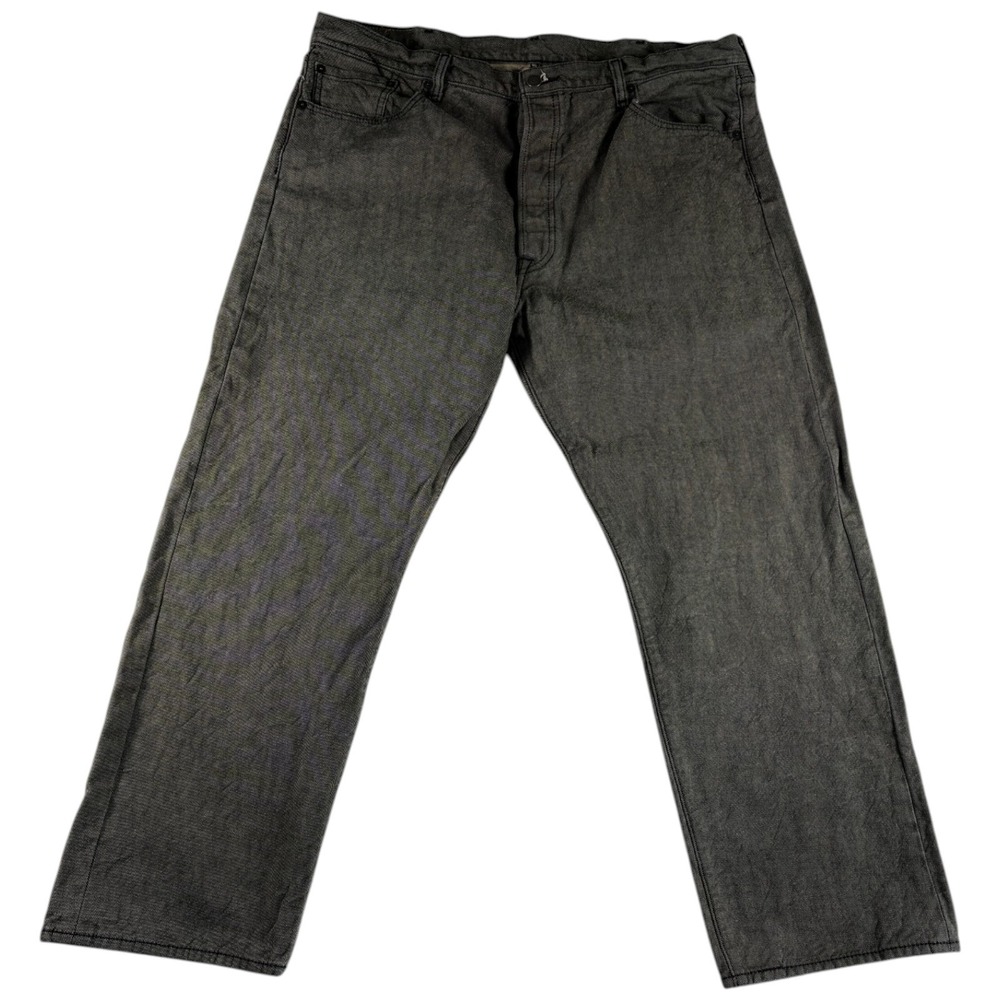 VTG Levi's 501 Original‎ Jeans Mens 42x30 Gray Classic Straight Leg Button Fly